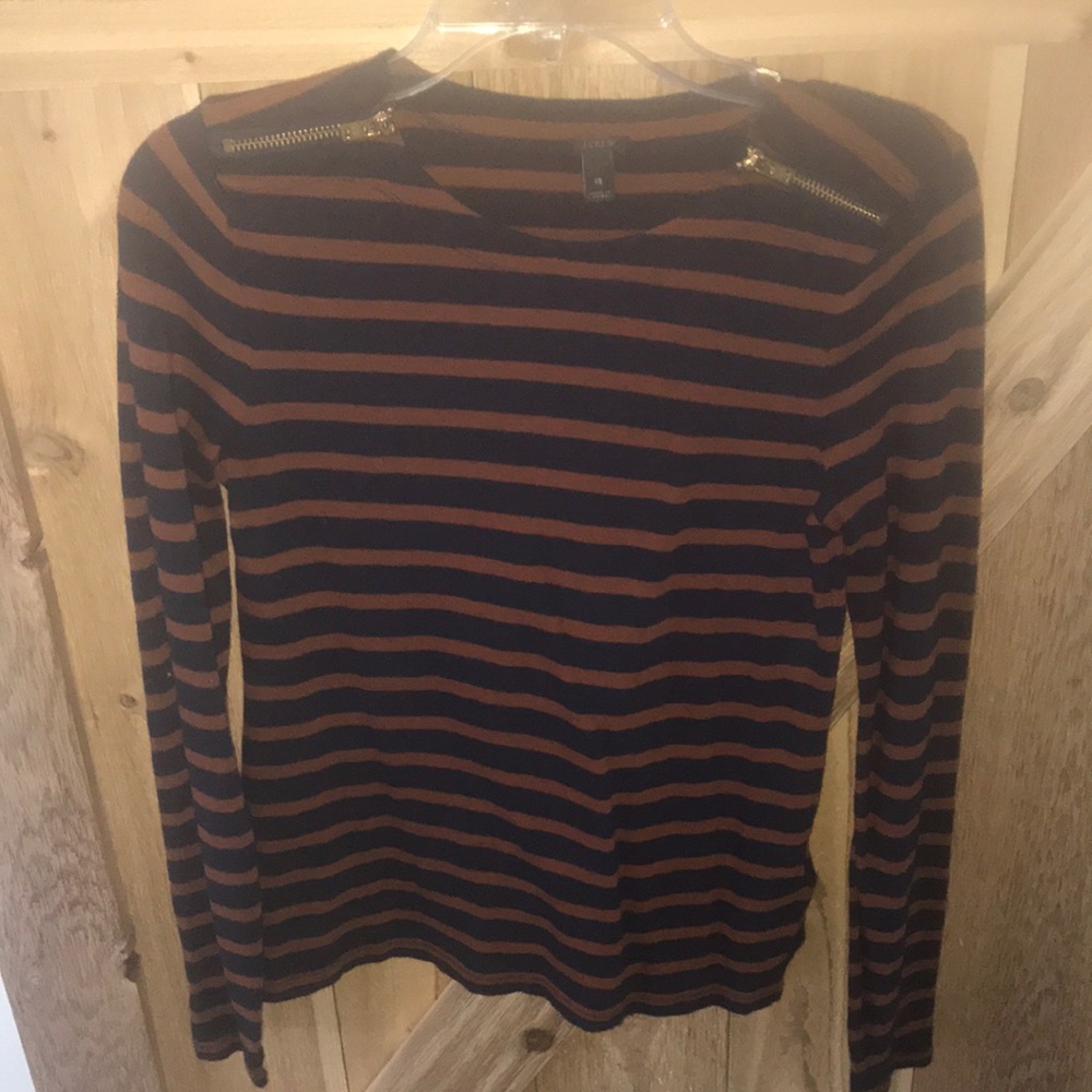 J Crew long sleeve striped t-shirt
